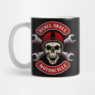 Rebel Skull, Skull And Crossbones Mug